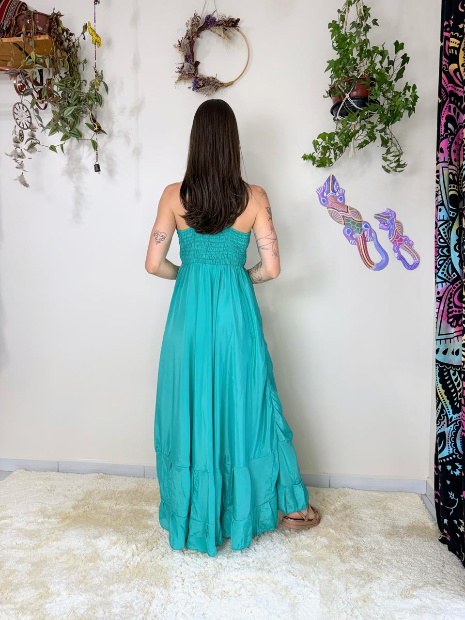 Vestido Indiano Camomila Liso (1) - Imagem 5