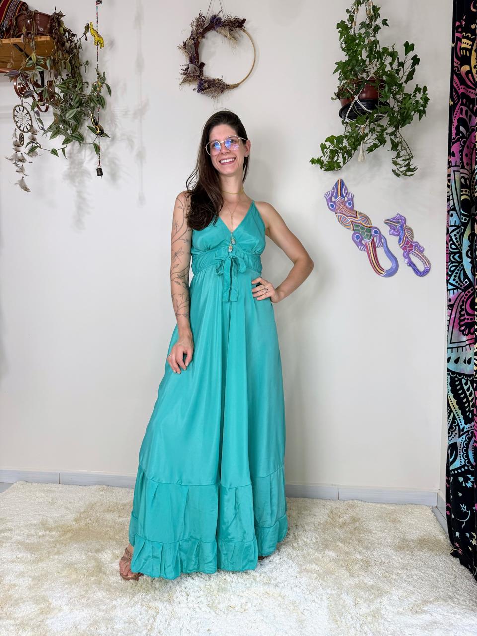 Vestido Indiano Camomila Liso (1)