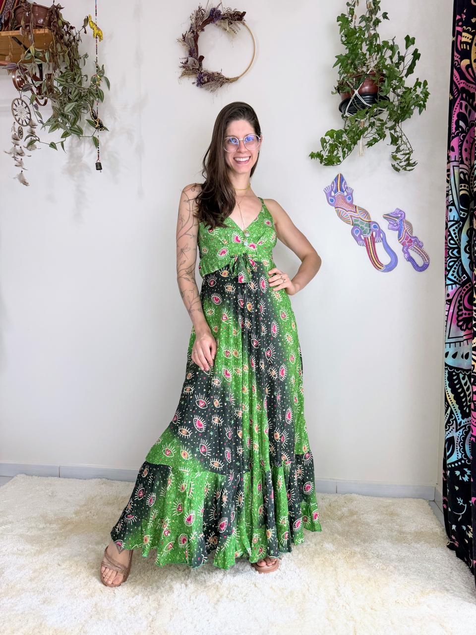 Vestido Indiano Camomila Místico (2)