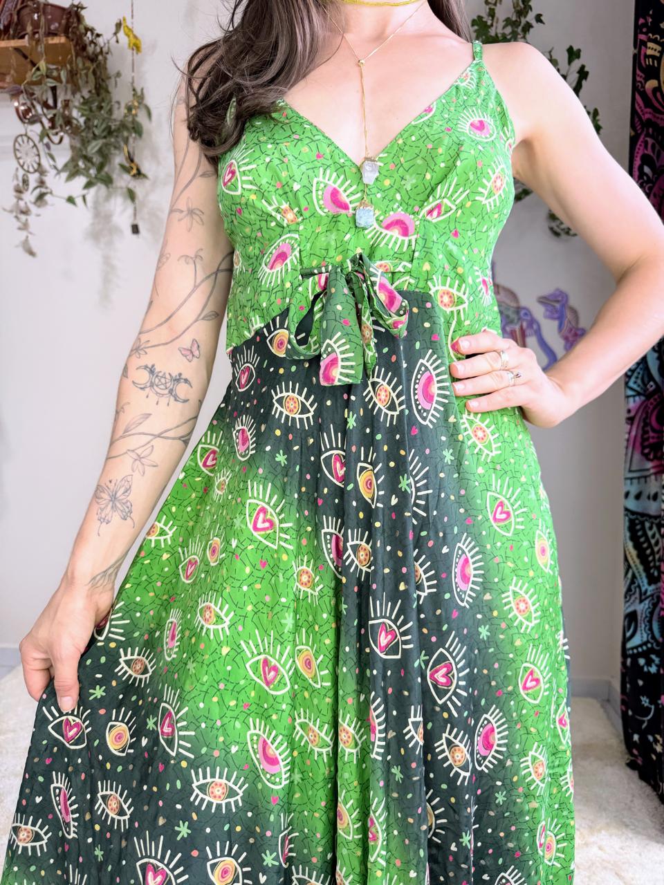Vestido Indiano Camomila Místico (2) - Imagem 3