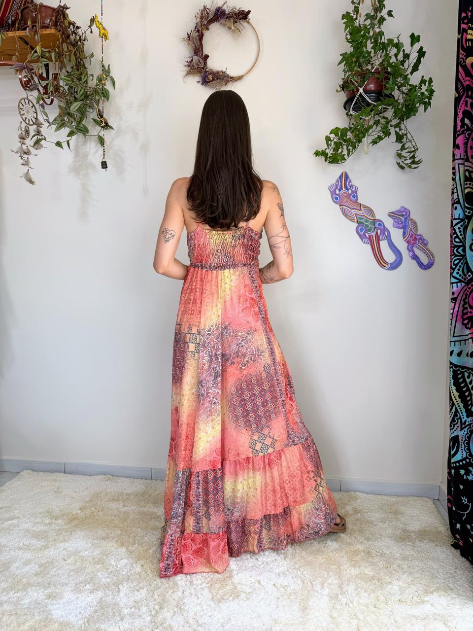 Vestido Indiano Camomila Bordado (1) - Imagem 5
