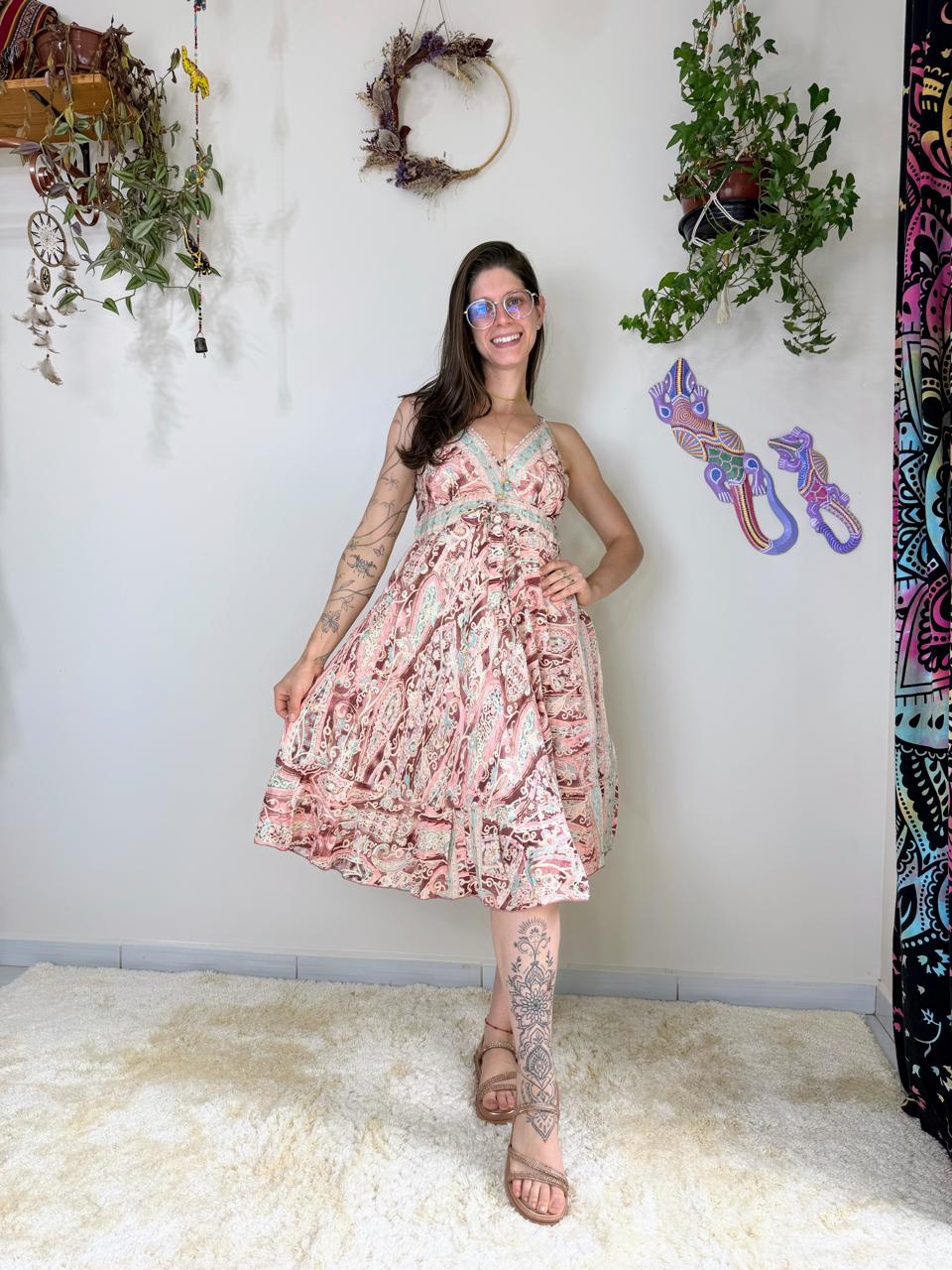 Vestido Indiano Camomila Curto (1)