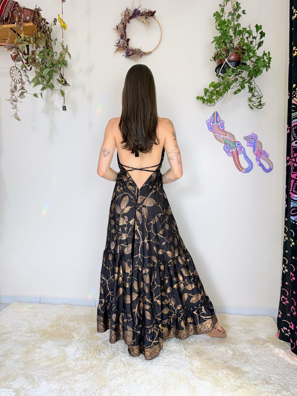 Vestido Indiano Patrícia Gold (1) - Imagem 4